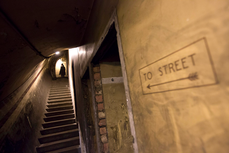 This way up. Photo: Dan Kitwood/Getty Images.